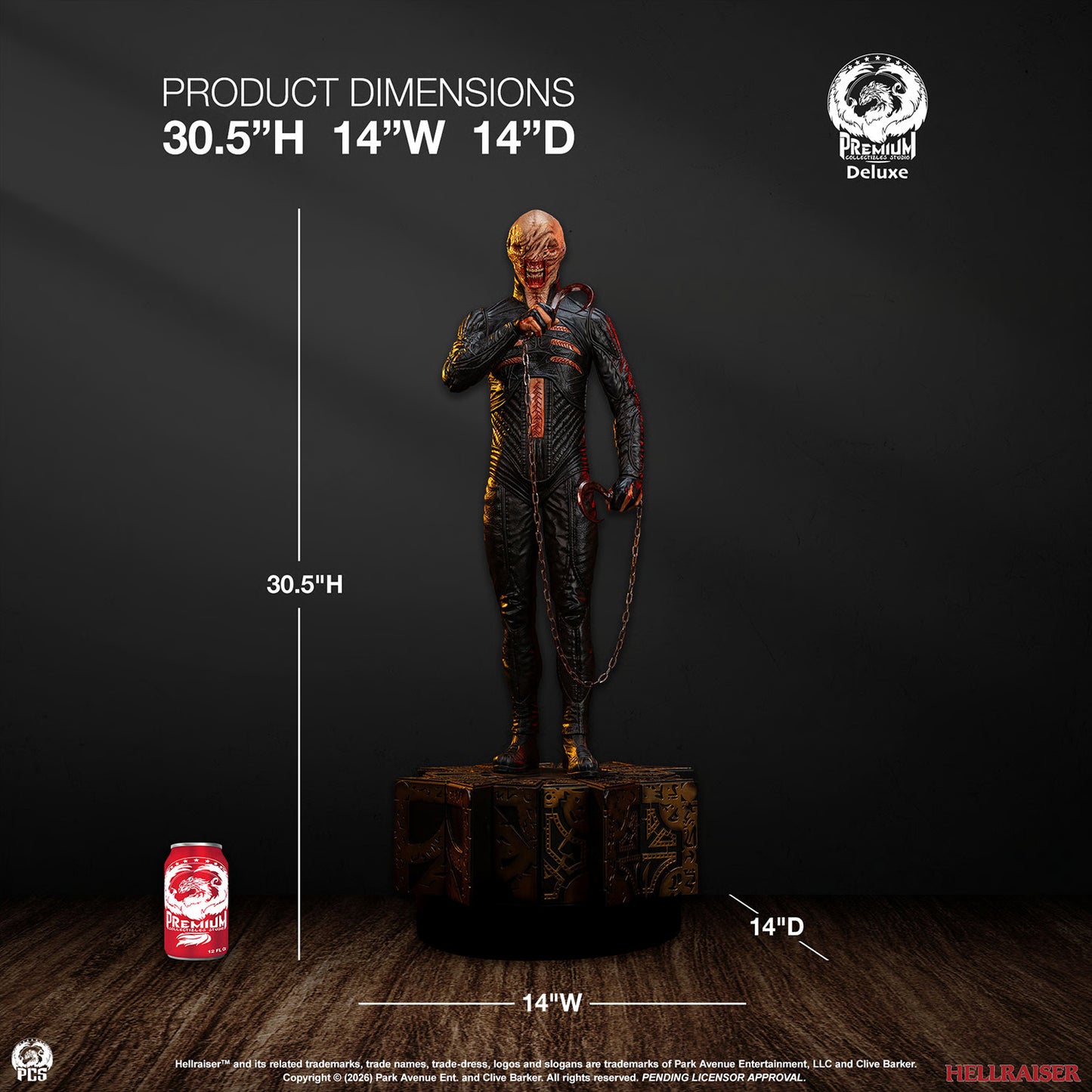 PRE-ORDER PCS Hellraiser Chatterer Deluxe Edition 1:3 Scale Statue