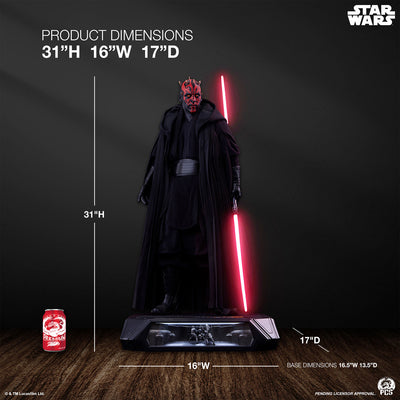 PRE-ORDER Darth Maul Hyperreal 1:3 Scale Statue