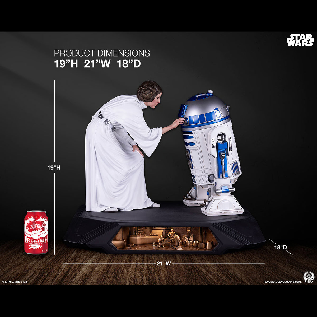 PRE-ORDER Princess Leia 1:3 Scale Statue