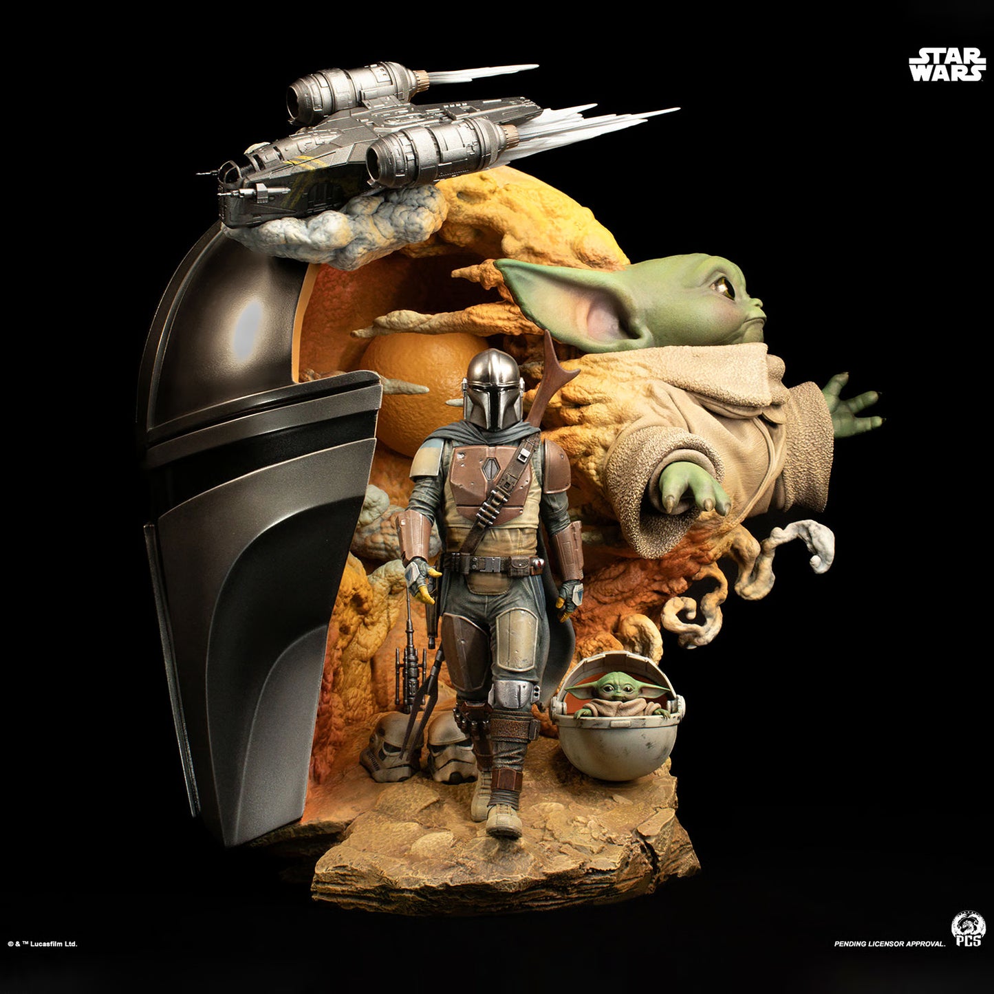 PRE-ORDER The Mandalorian Fine Art Bust