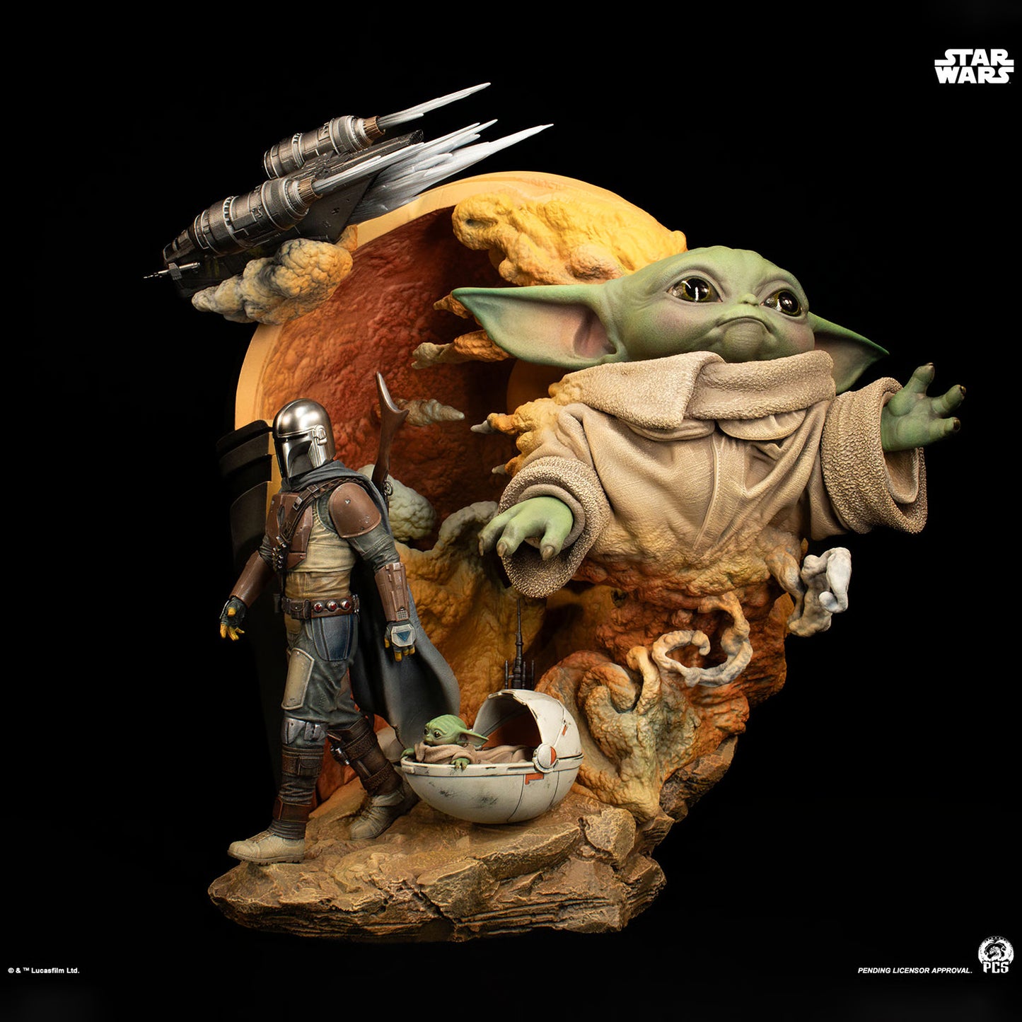 PRE-ORDER The Mandalorian Fine Art Bust