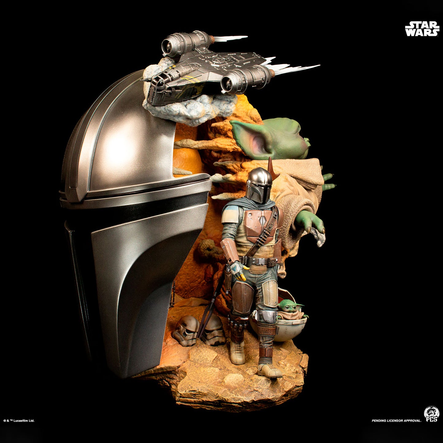 PRE-ORDER The Mandalorian Fine Art Bust