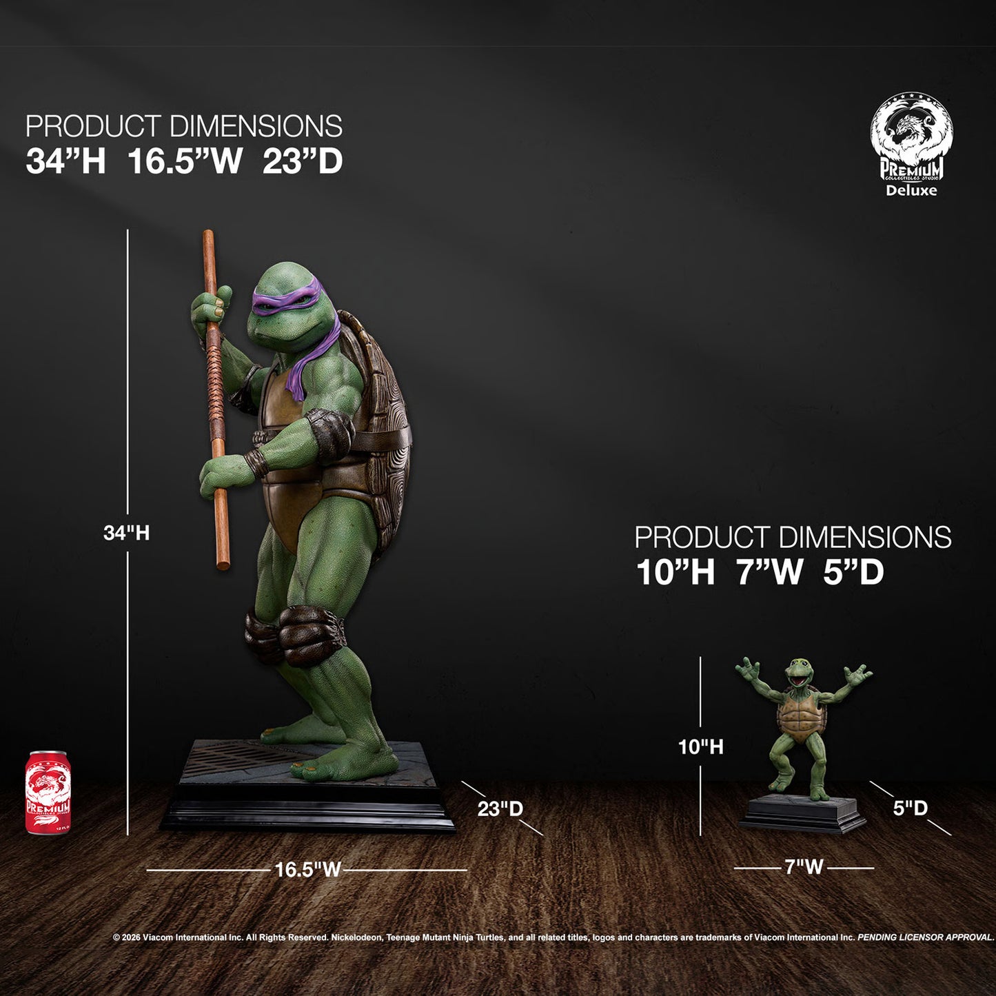 PRE-ORDER PCS Teenage Mutant Ninja Turtles Donatello Deluxe Edition 1:2 Scale Statue