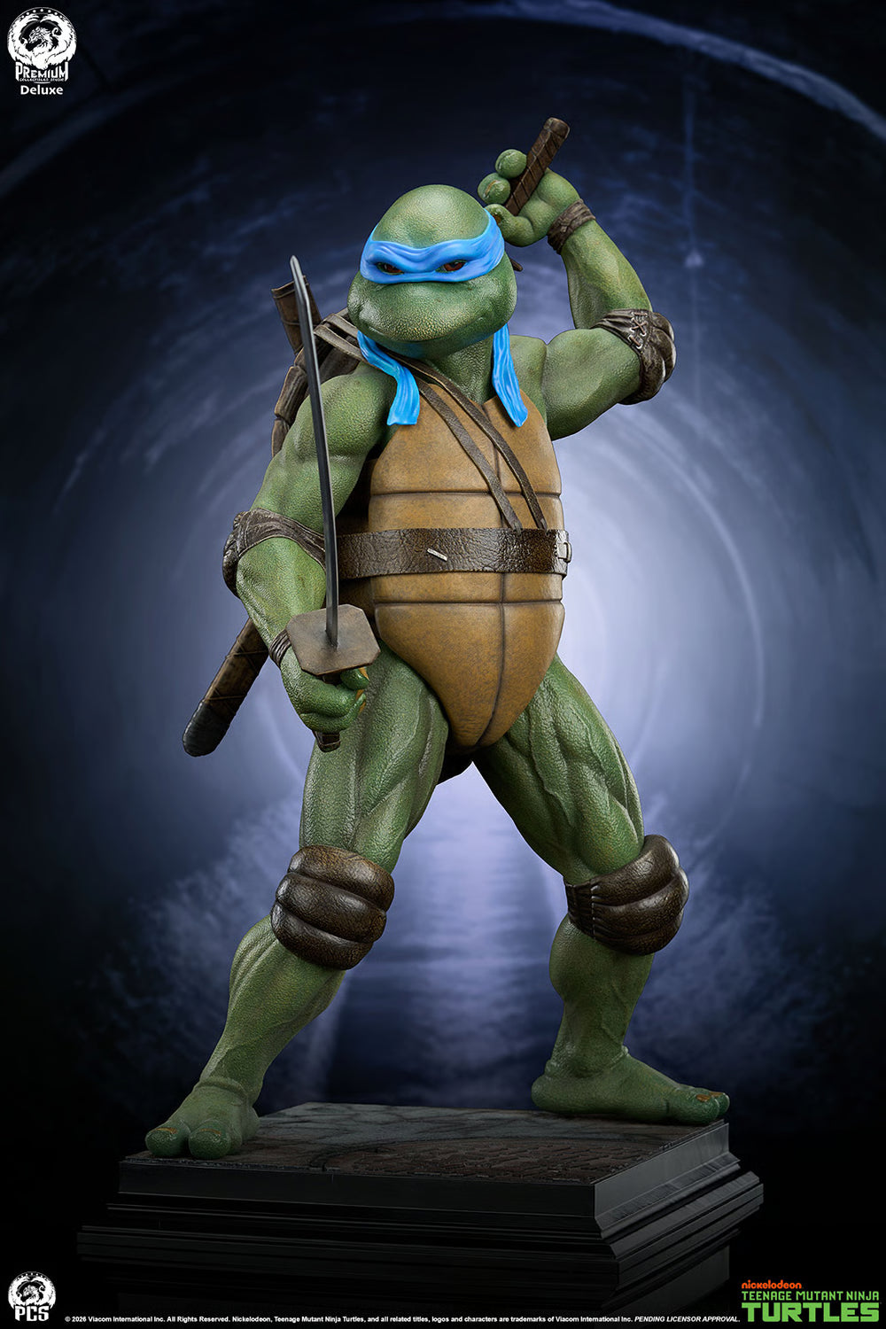 PRE-ORDER PCS Teenage Mutant Ninja Turtles Leonardo Deluxe Edition 1:2 Scale Statue