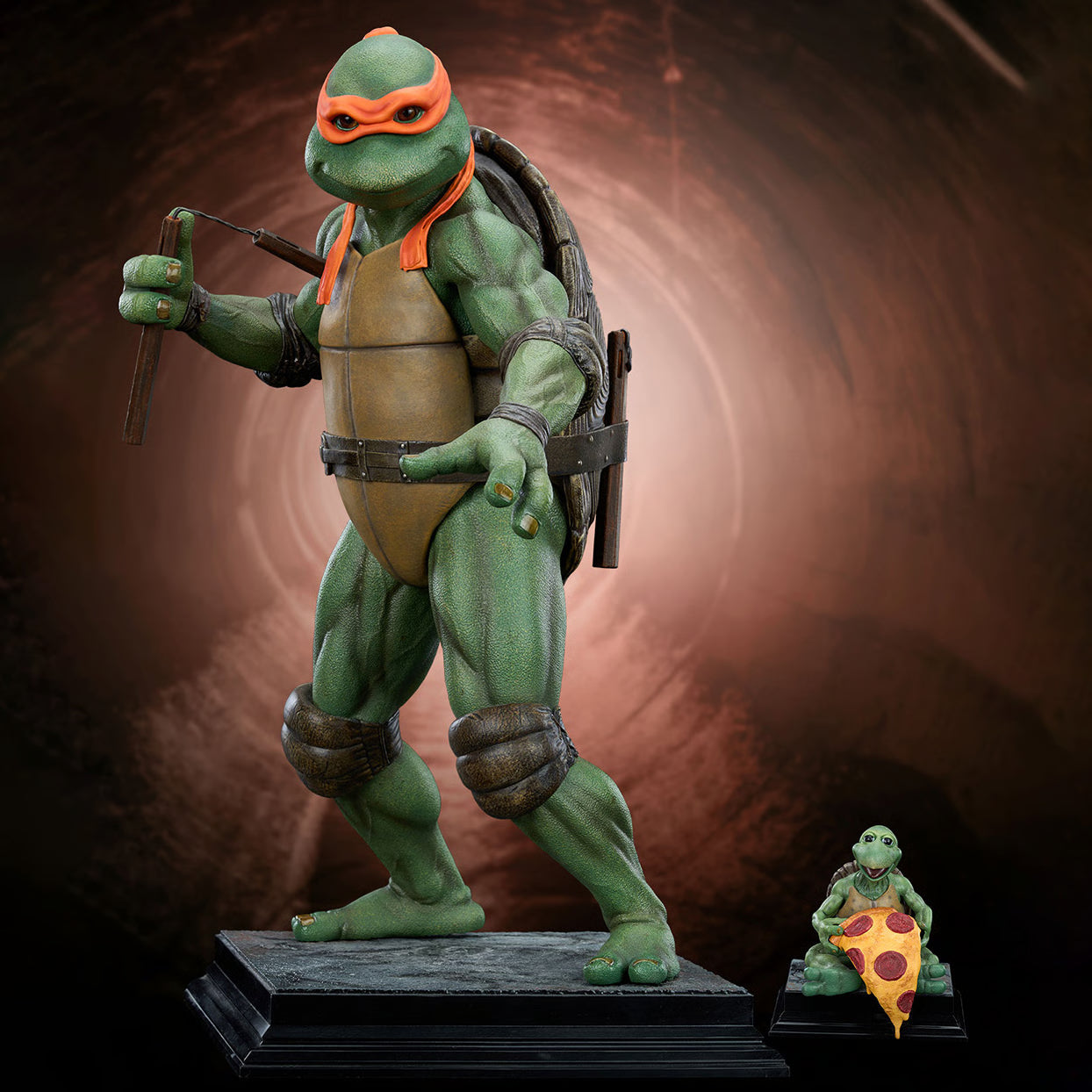 PRE-ORDER Teenage Mutant Ninja Turtles Michelangelo Deluxe Edition 1:2 Scale Statue