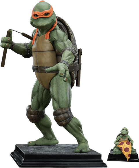 PRE-ORDER Teenage Mutant Ninja Turtles Michelangelo Deluxe Edition 1:2 Scale Statue