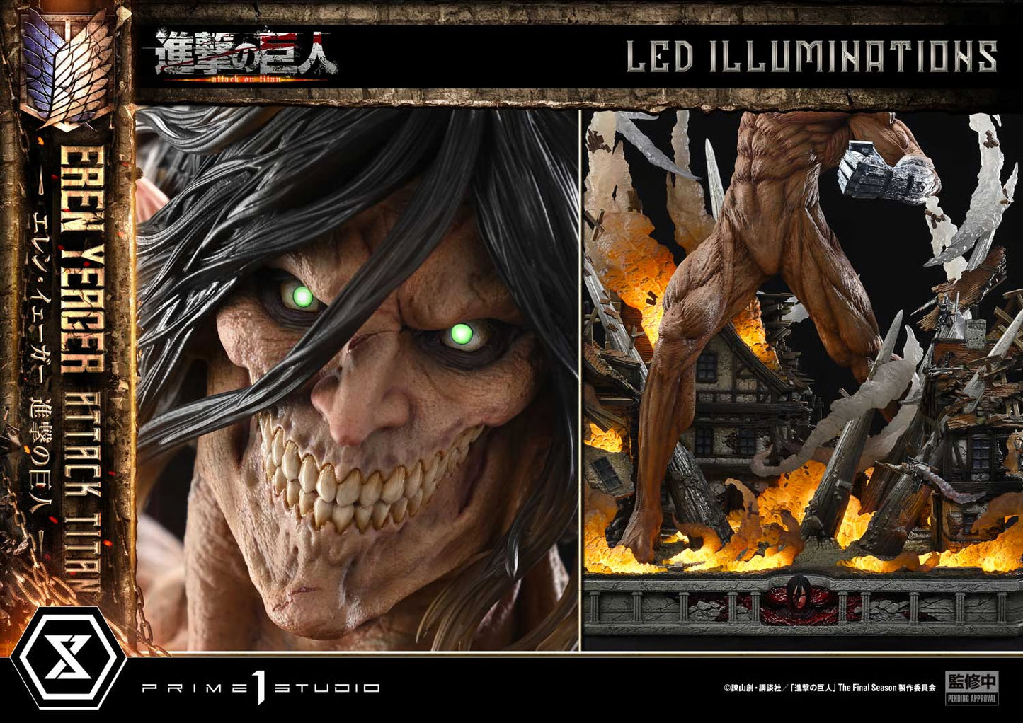 PRE-ORDER Attack on Titan Ultimate Diorama Masterline Eren Yeager Attack Titan Statue