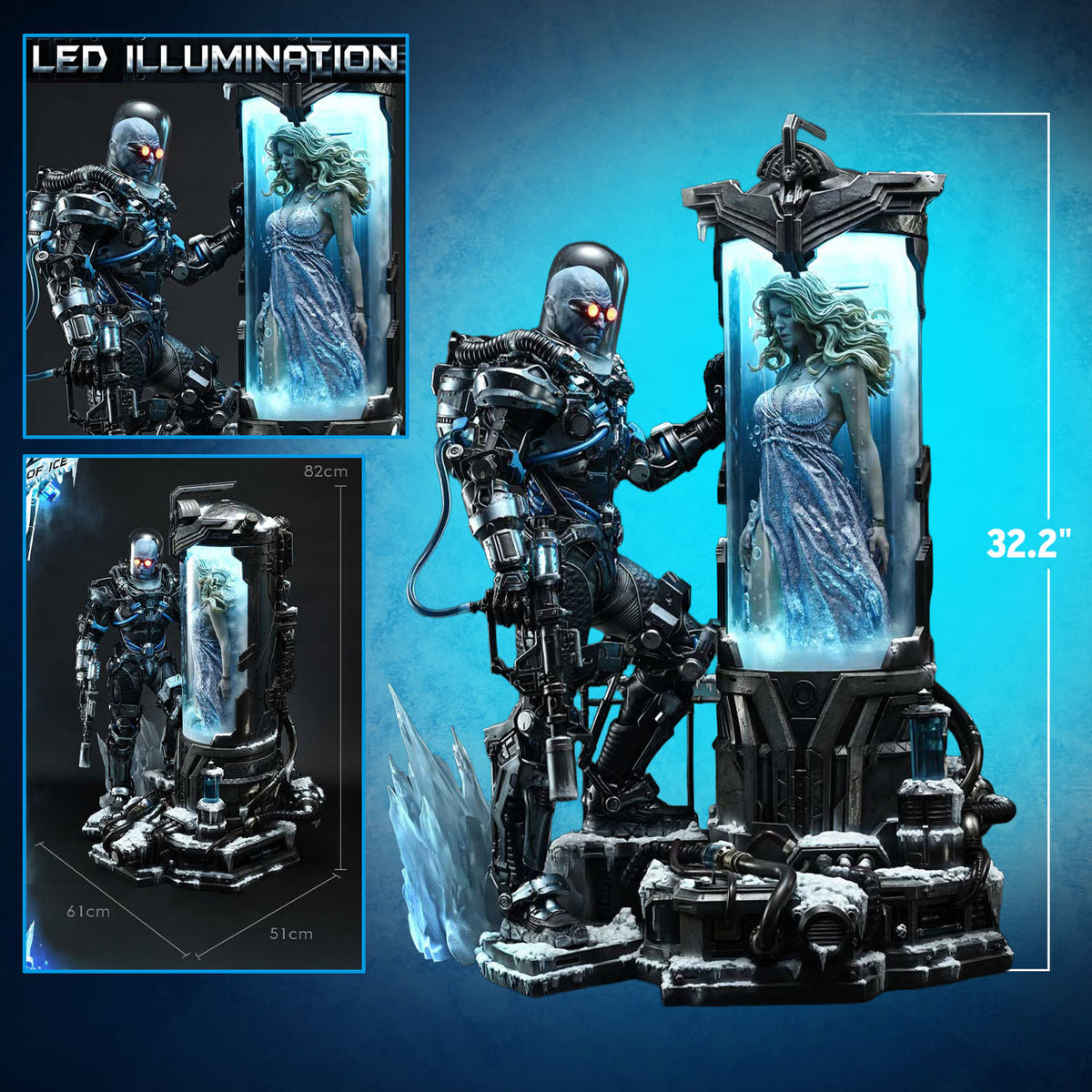 PRE-ORDER Mr. Freeze: Heart of Ice 1:3 Scale Statue