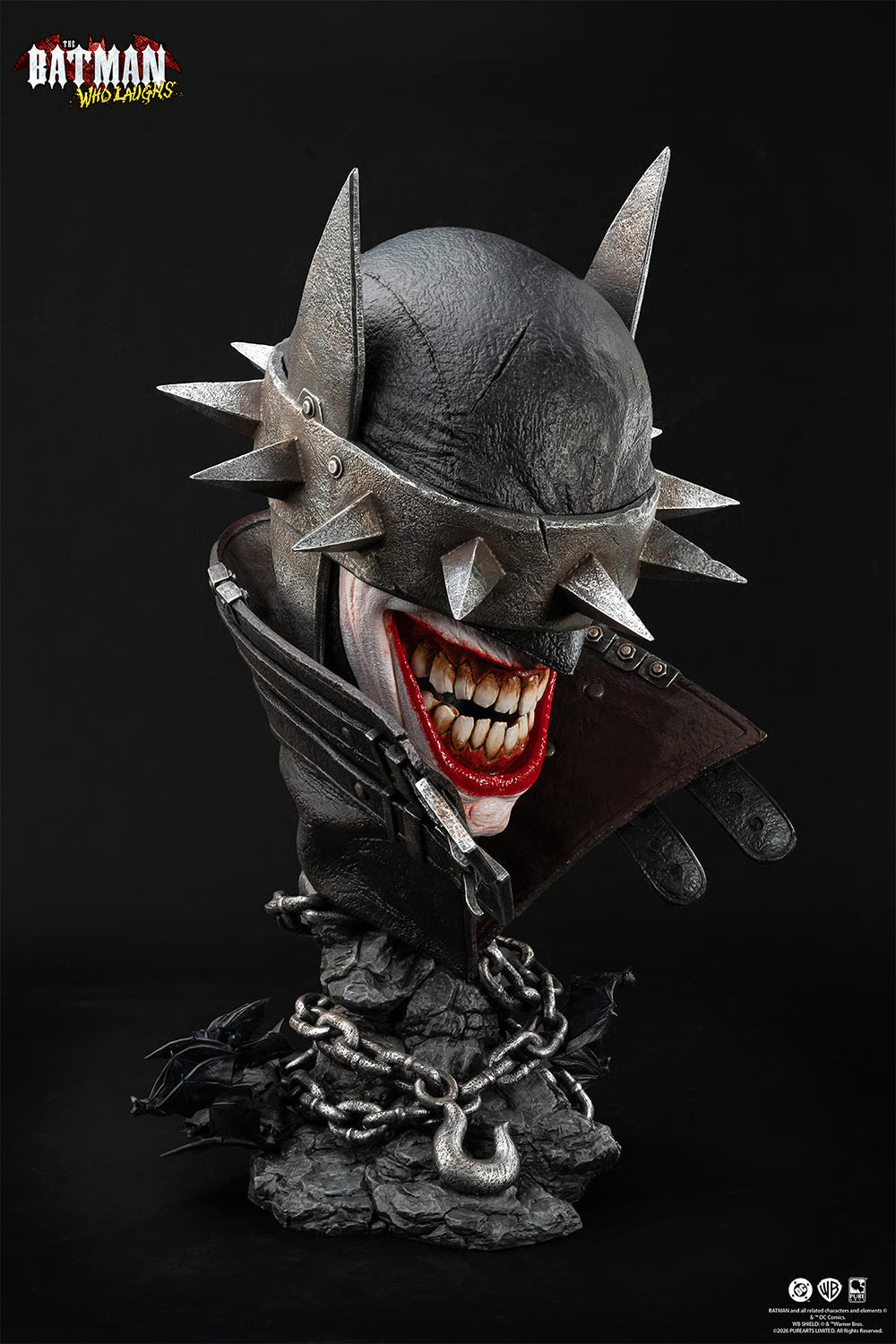 PRE-ORDER PureArts DC Comics The Batman Who Laughs 1:1 Scale Art Mask Life-Size Bust