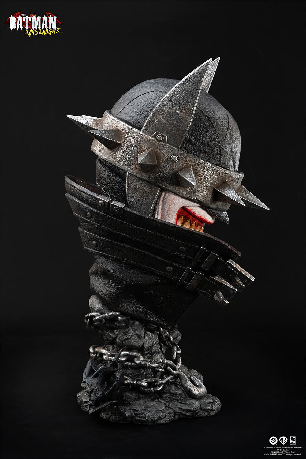 PRE-ORDER PureArts DC Comics The Batman Who Laughs 1:1 Scale Art Mask Life-Size Bust