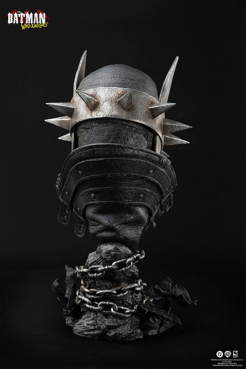 PRE-ORDER PureArts DC Comics The Batman Who Laughs 1:1 Scale Art Mask Life-Size Bust