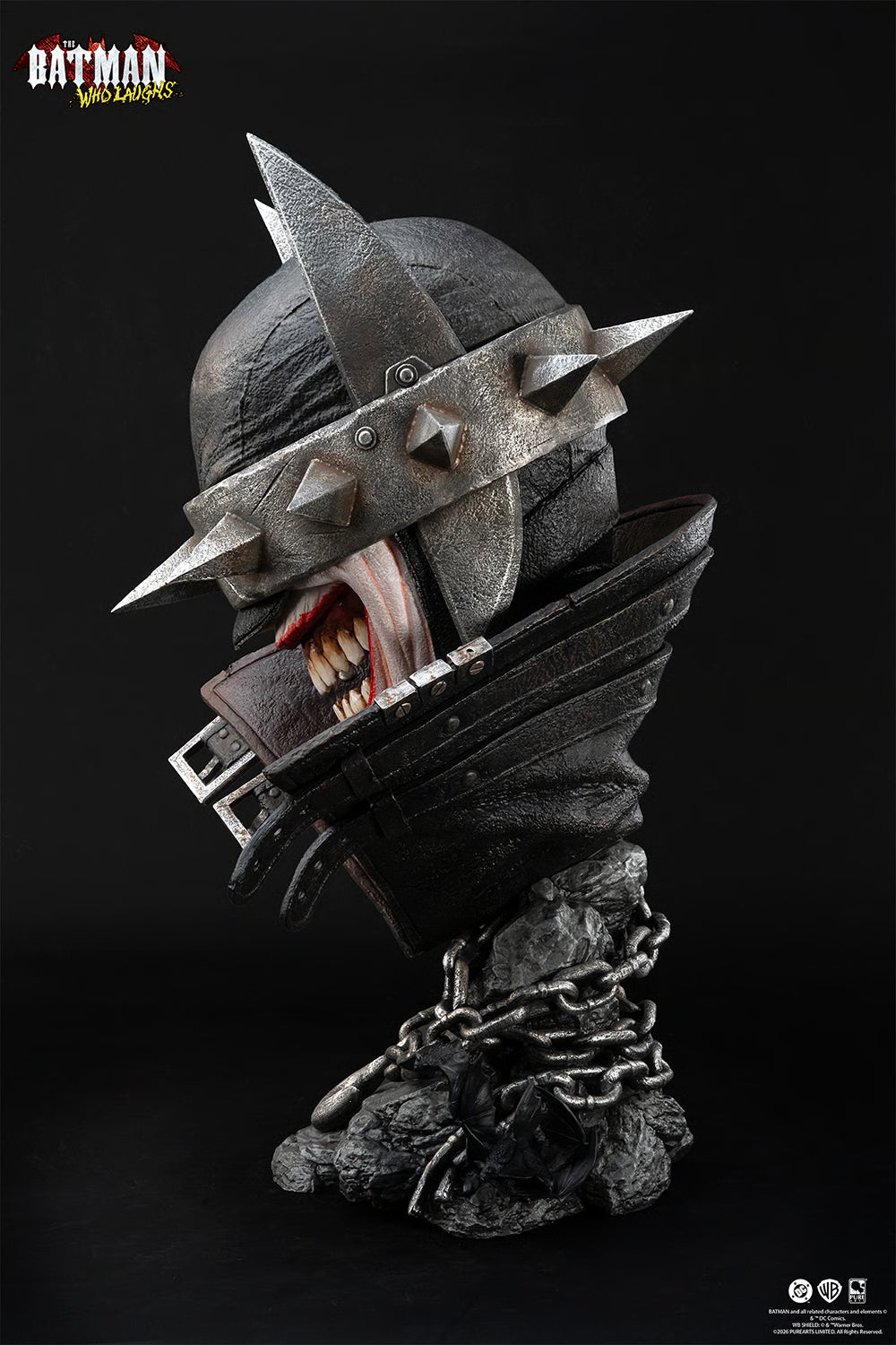 PRE-ORDER PureArts DC Comics The Batman Who Laughs 1:1 Scale Art Mask Life-Size Bust