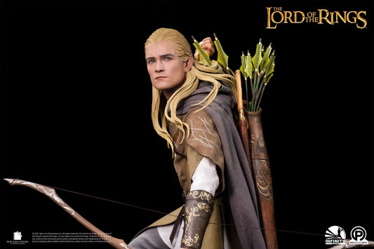 Infinity Studio 1/2 The Lord of the Rings Legolas Statue Silicone Hair Implants