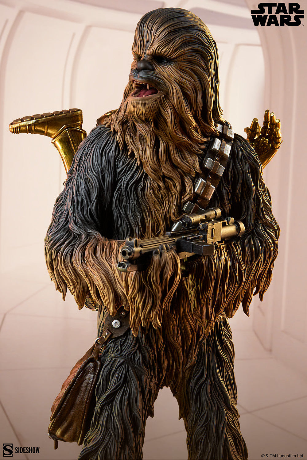 PRE-ORDER Sideshow Star Wars Chewbacca & C-3PO Premium Format Figure
