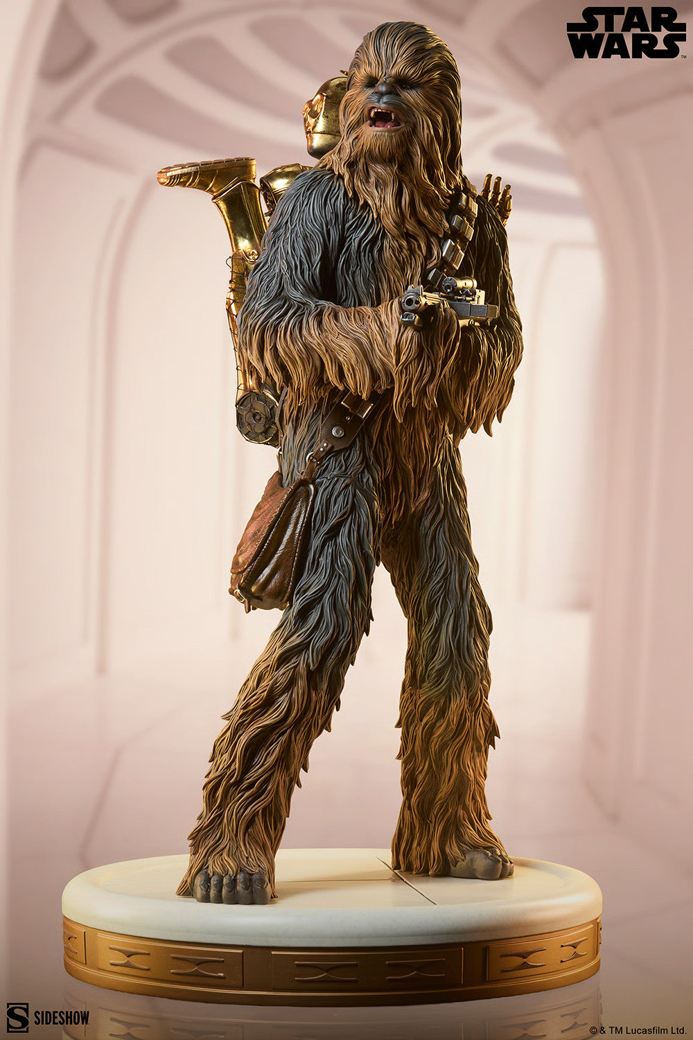 PRE-ORDER Sideshow Star Wars Chewbacca & C-3PO Premium Format Figure