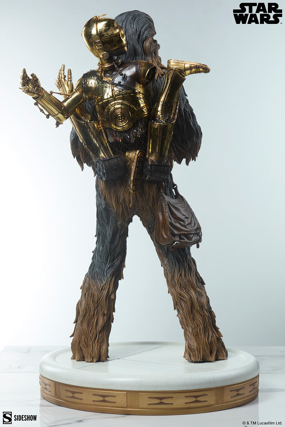 PRE-ORDER Sideshow Star Wars Chewbacca & C-3PO Premium Format Figure