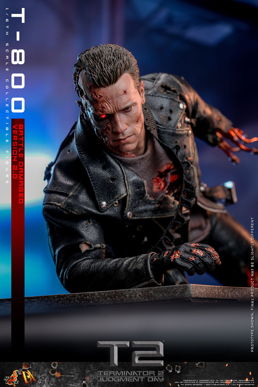 PRE-ORDER T-800 (Battle Damaged Version 2.0) Hot Toys