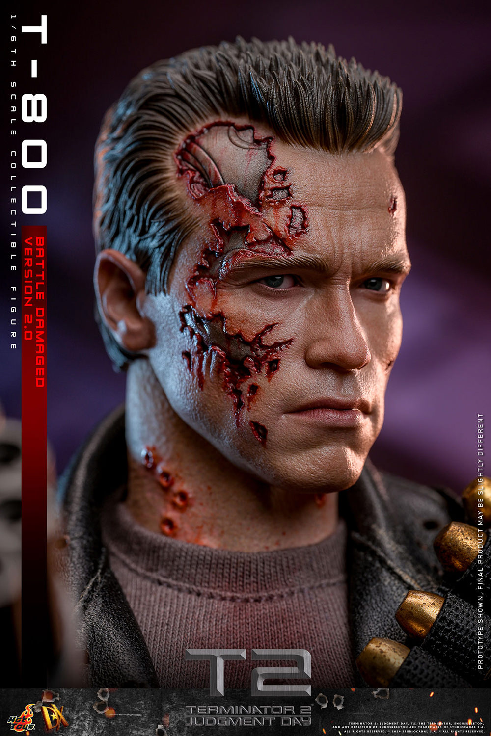 PRE-ORDER T-800 (Battle Damaged Version 2.0) Hot Toys