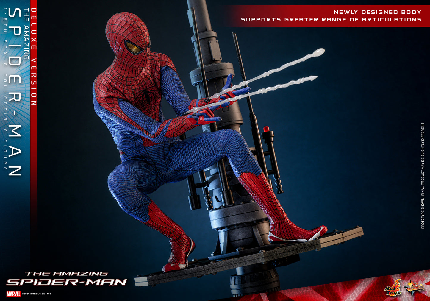 PRE-ORDER The Amazing Spider-Man (Deluxe Version) Sixth Scale Figure Hot Toys