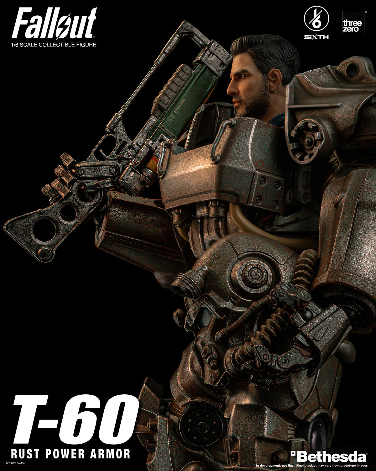 PRE-ORDER Threezero Fallout T-60 Rust Power Armor Sixth Scale Figure