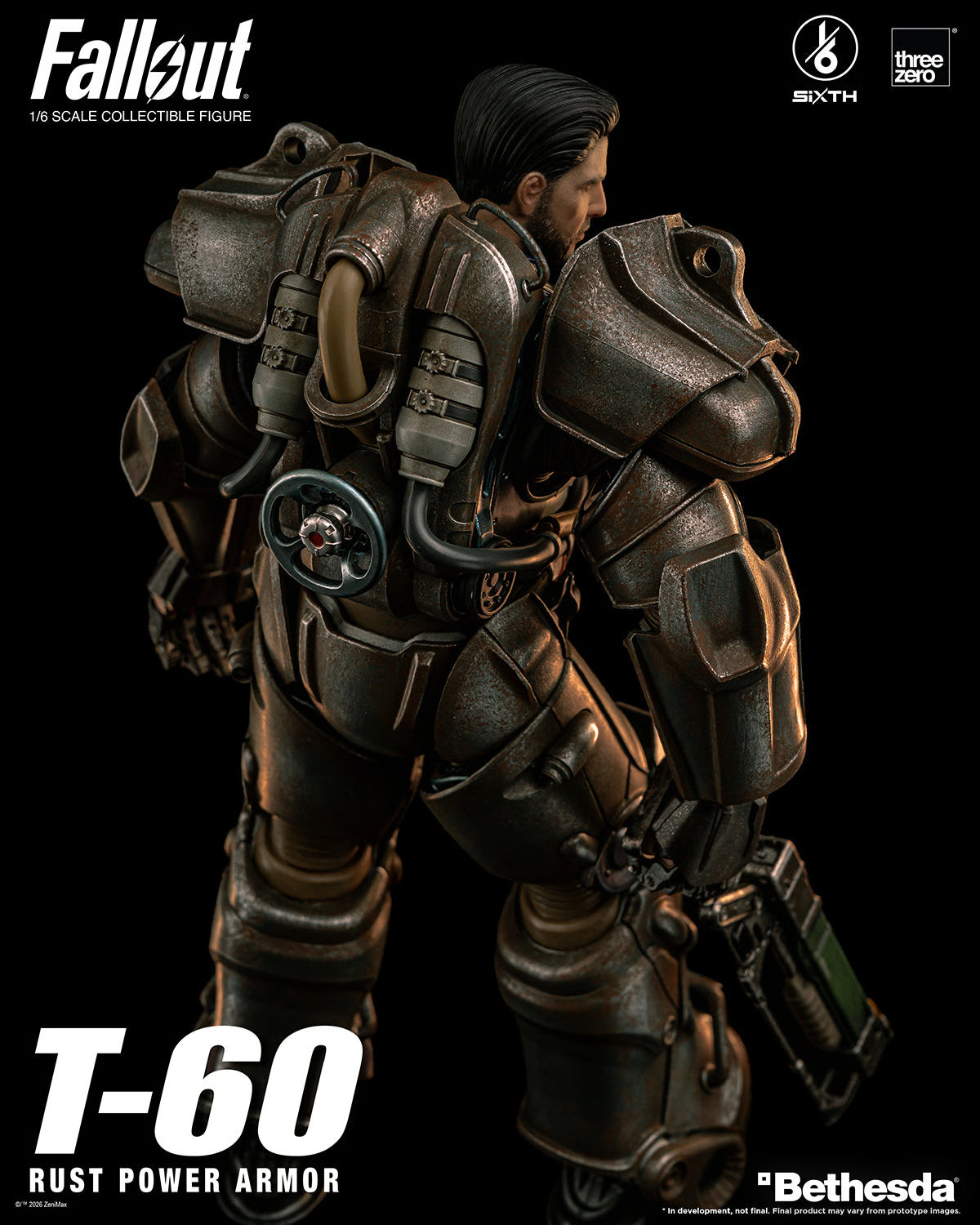 PRE-ORDER Threezero Fallout T-60 Rust Power Armor Sixth Scale Figure
