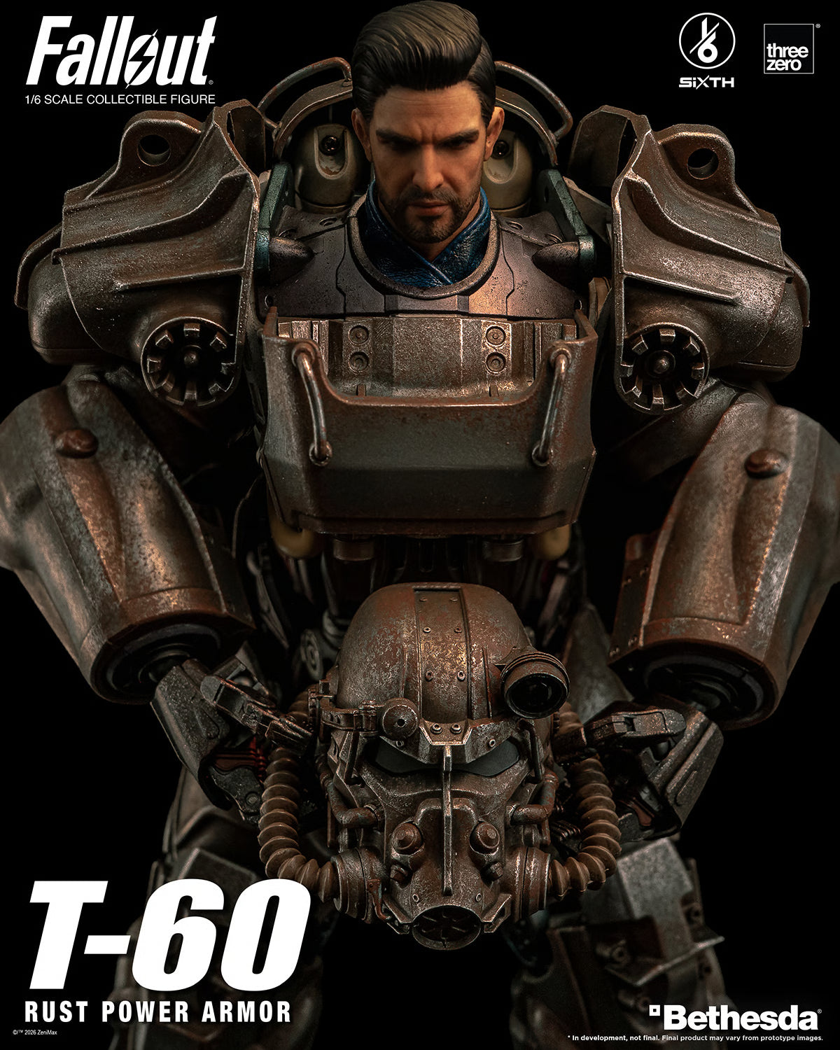 PRE-ORDER Threezero Fallout T-60 Rust Power Armor Sixth Scale Figure