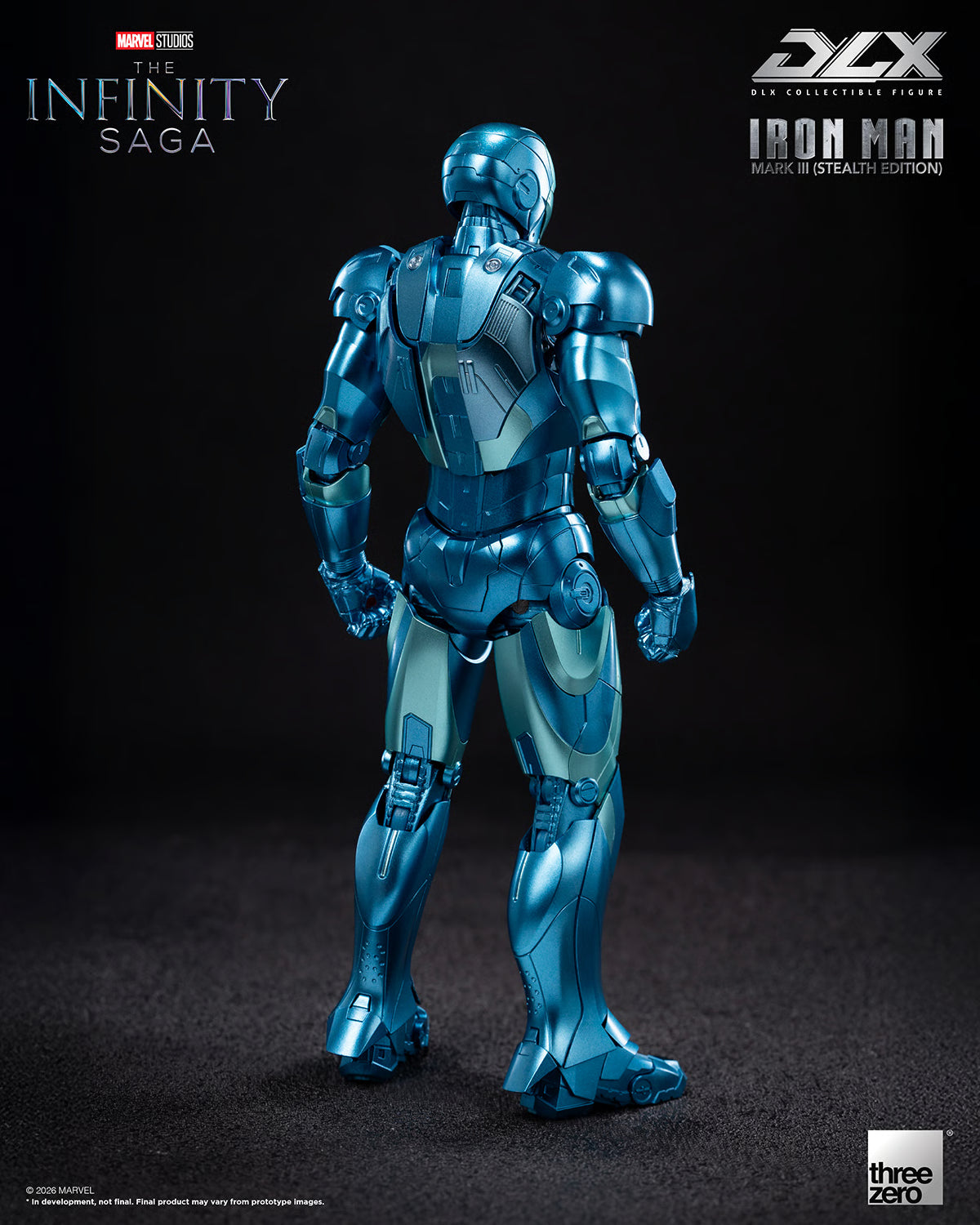 PRE-ORDER Threezero DLX Iron Man Mark 3 Stealth Edition Figure