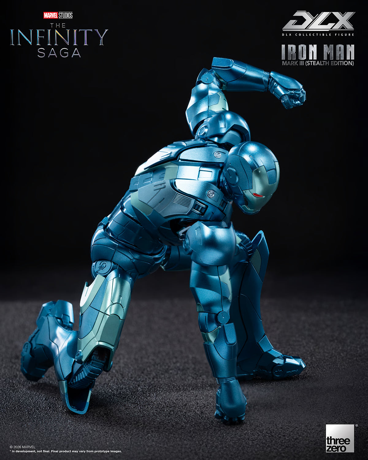 PRE-ORDER Threezero DLX Iron Man Mark 3 Stealth Edition Figure