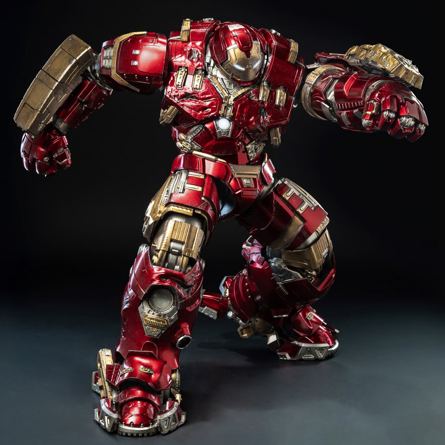 PRE-ORDER Threezero Deluxe Iron Man Mark 44 Hulkbuster Battle Damaged