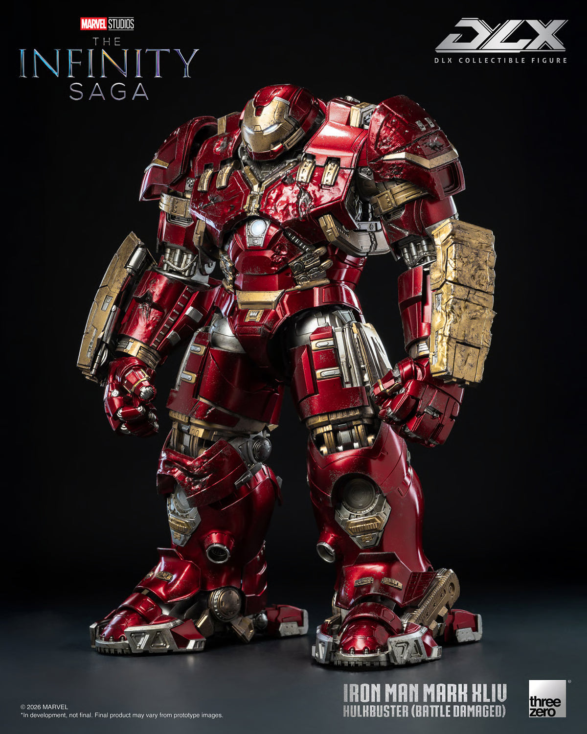 PRE-ORDER Threezero Deluxe Iron Man Mark 44 Hulkbuster Battle Damaged
