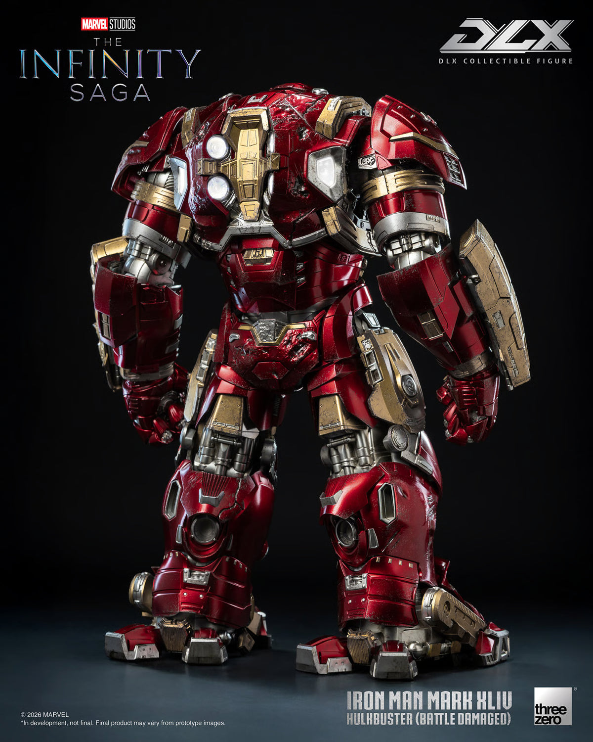 PRE-ORDER Threezero Deluxe Iron Man Mark 44 Hulkbuster Battle Damaged