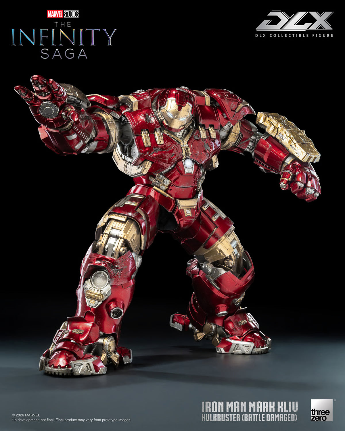 PRE-ORDER Threezero Deluxe Iron Man Mark 44 Hulkbuster Battle Damaged