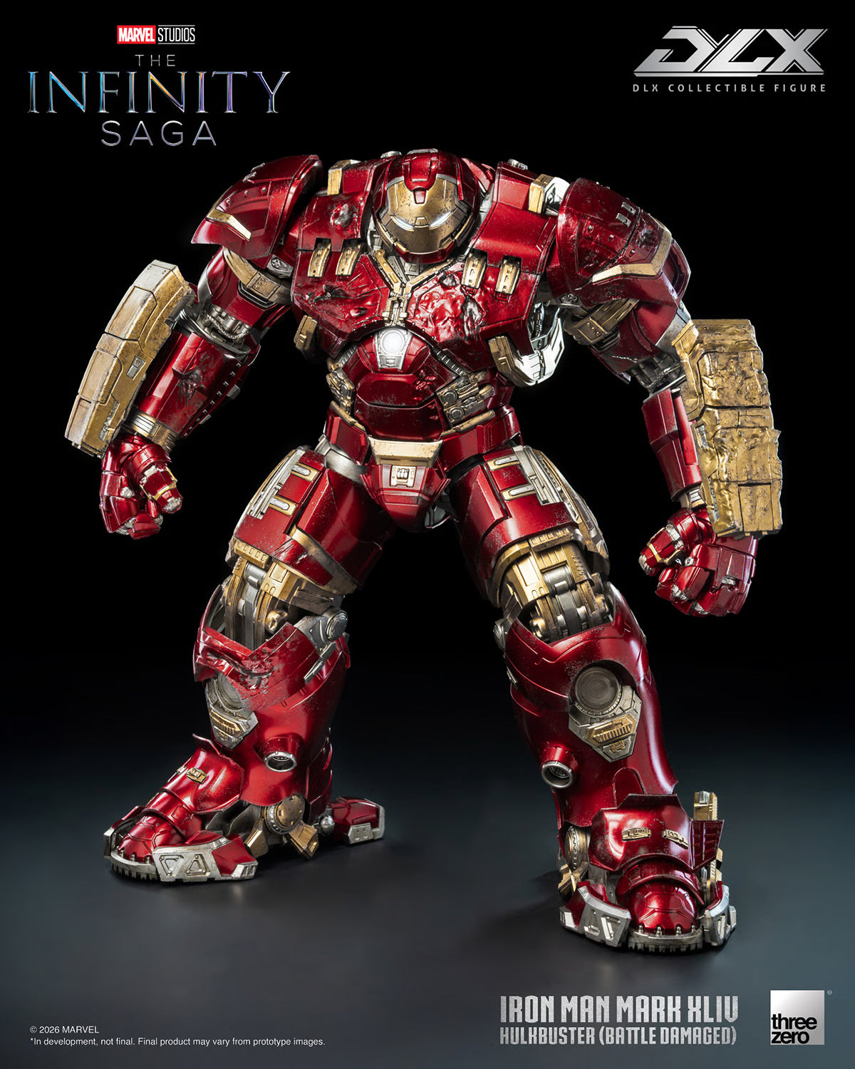 PRE-ORDER Threezero Deluxe Iron Man Mark 44 Hulkbuster Battle Damaged