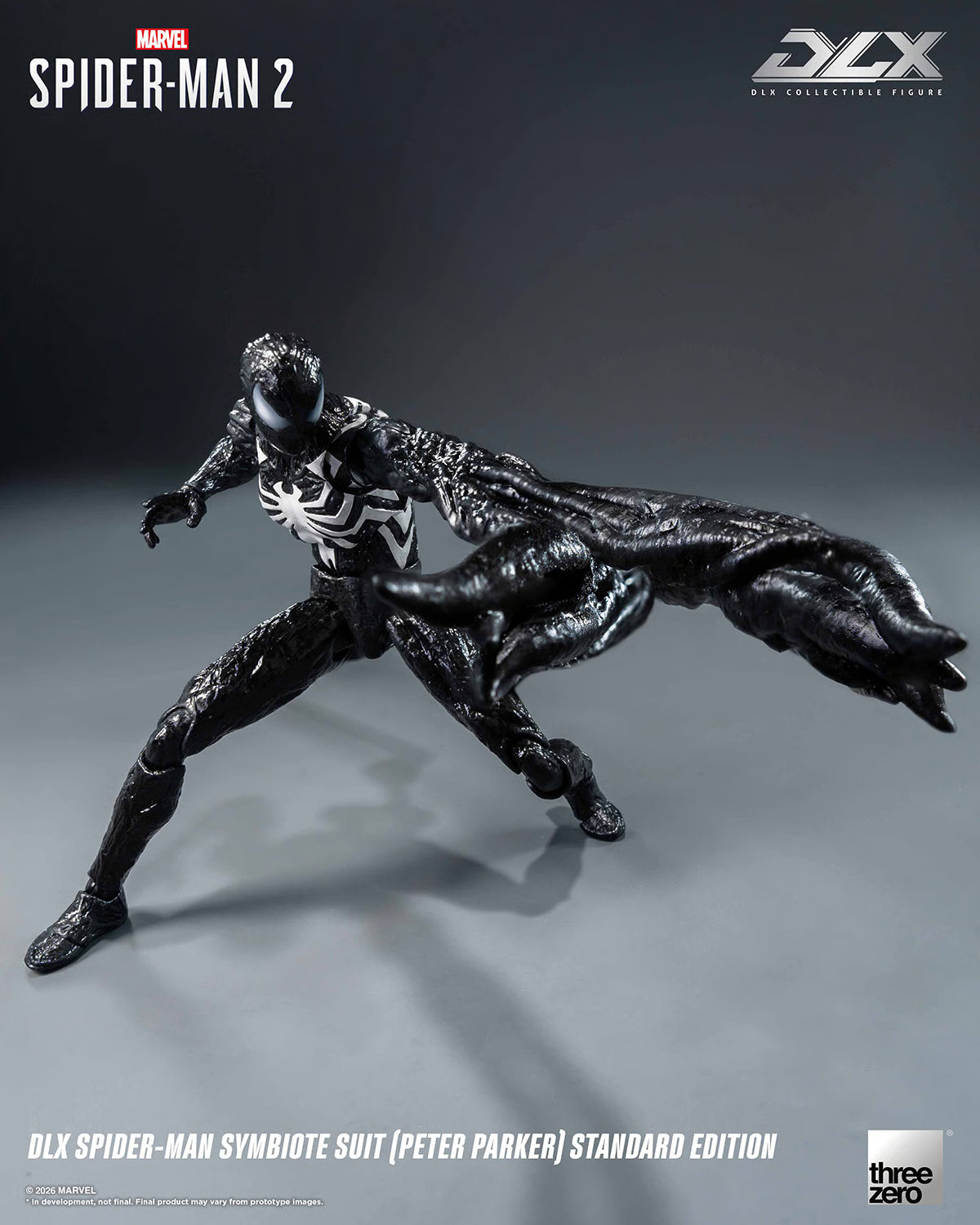PRE-ORDER DLX Spider-Man Symbiote Suit (Peter Parker) Action Figure Threezero