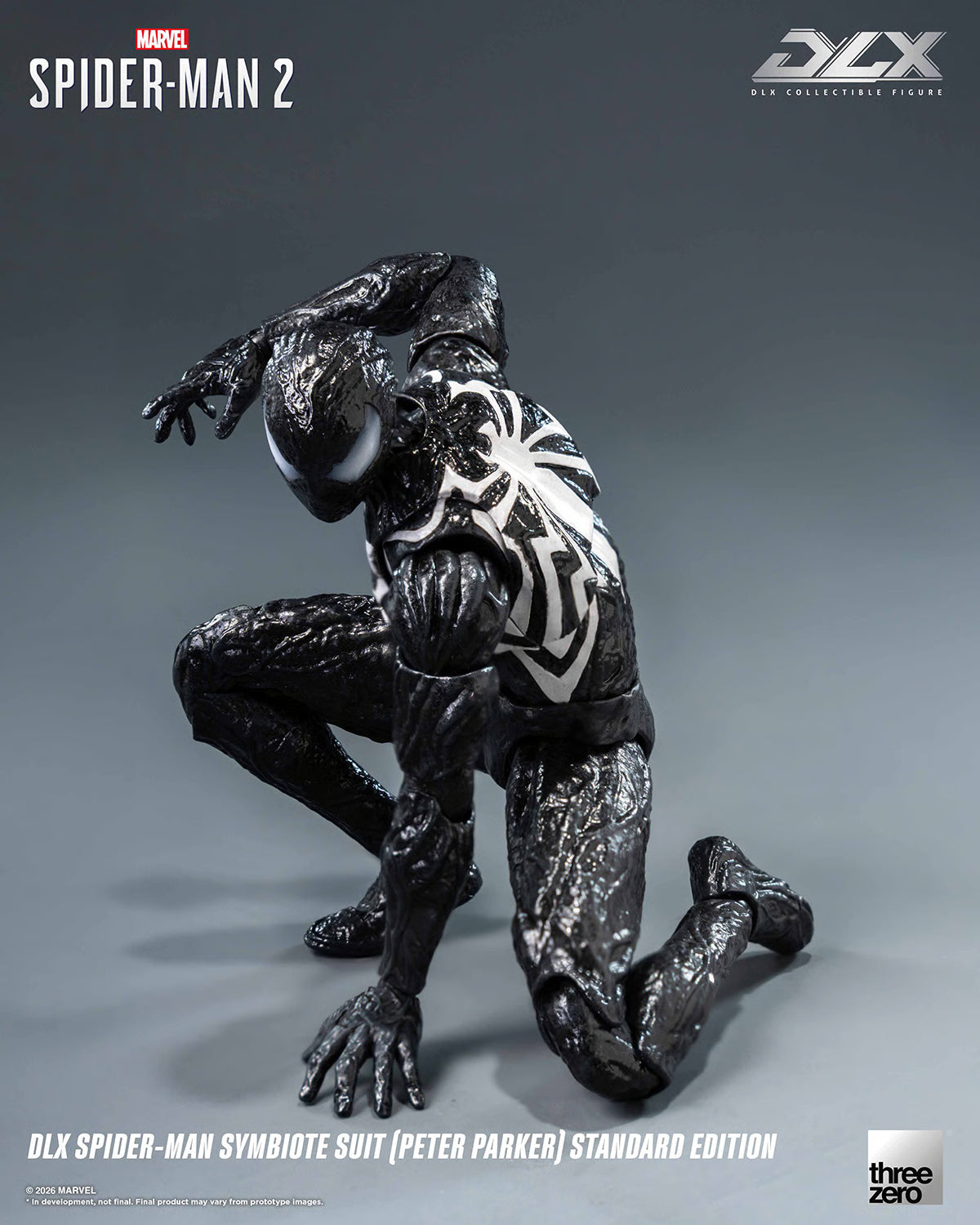 PRE-ORDER DLX Spider-Man Symbiote Suit (Peter Parker) Action Figure Threezero