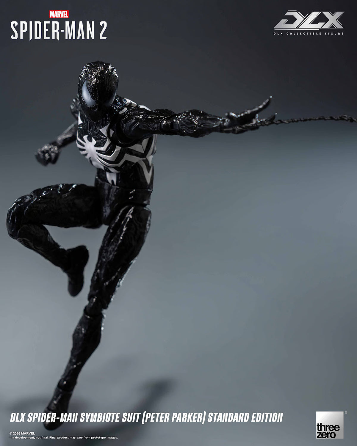 PRE-ORDER DLX Spider-Man Symbiote Suit (Peter Parker) Action Figure Threezero