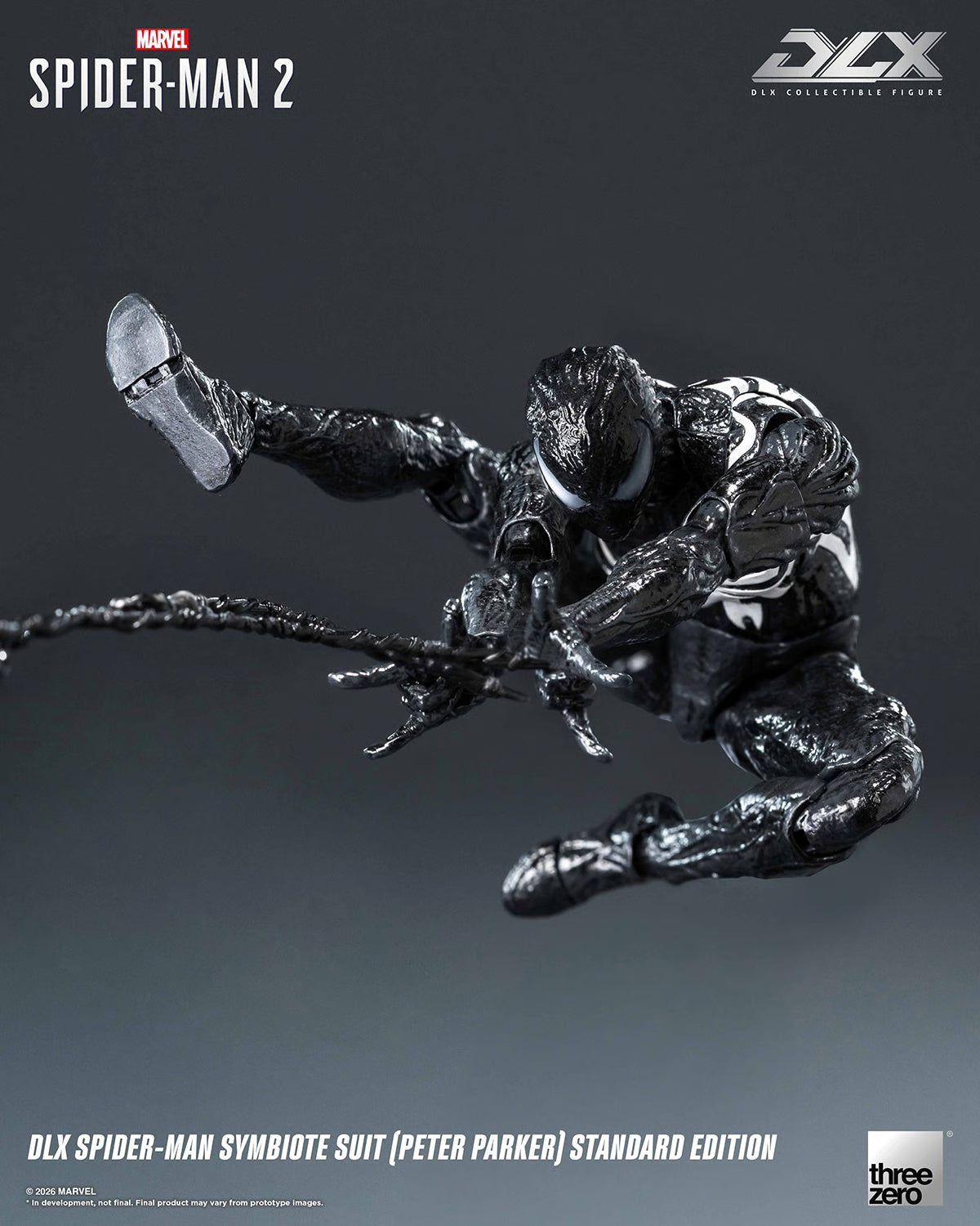 PRE-ORDER DLX Spider-Man Symbiote Suit (Peter Parker) Action Figure Threezero