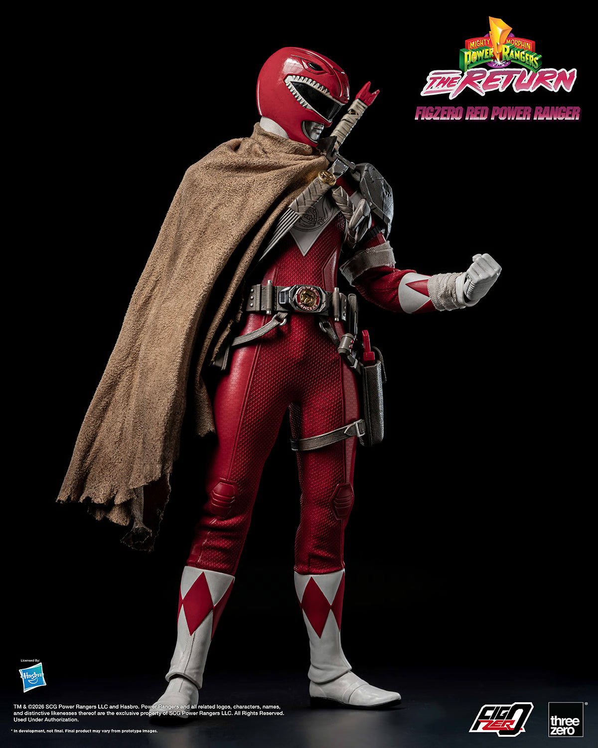 PRE-ORDER Hot Toys Power Rangers Red Power Ranger Sixth Scale Figure