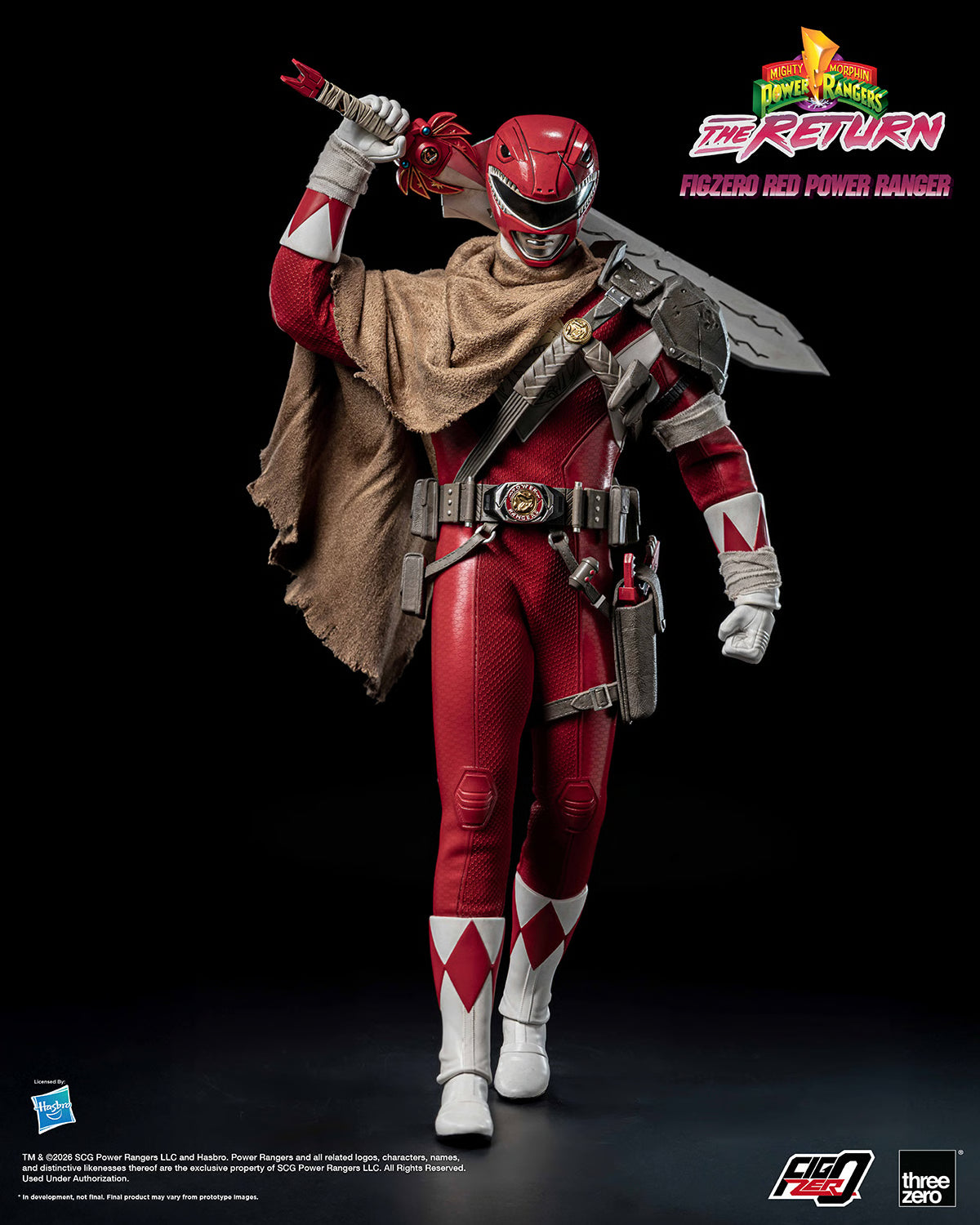 PRE-ORDER Hot Toys Power Rangers Red Power Ranger Sixth Scale Figure