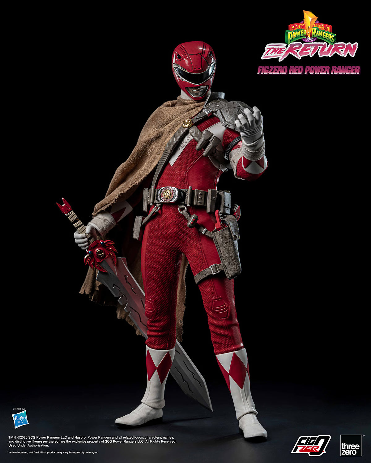 PRE-ORDER Hot Toys Power Rangers Red Power Ranger Sixth Scale Figure