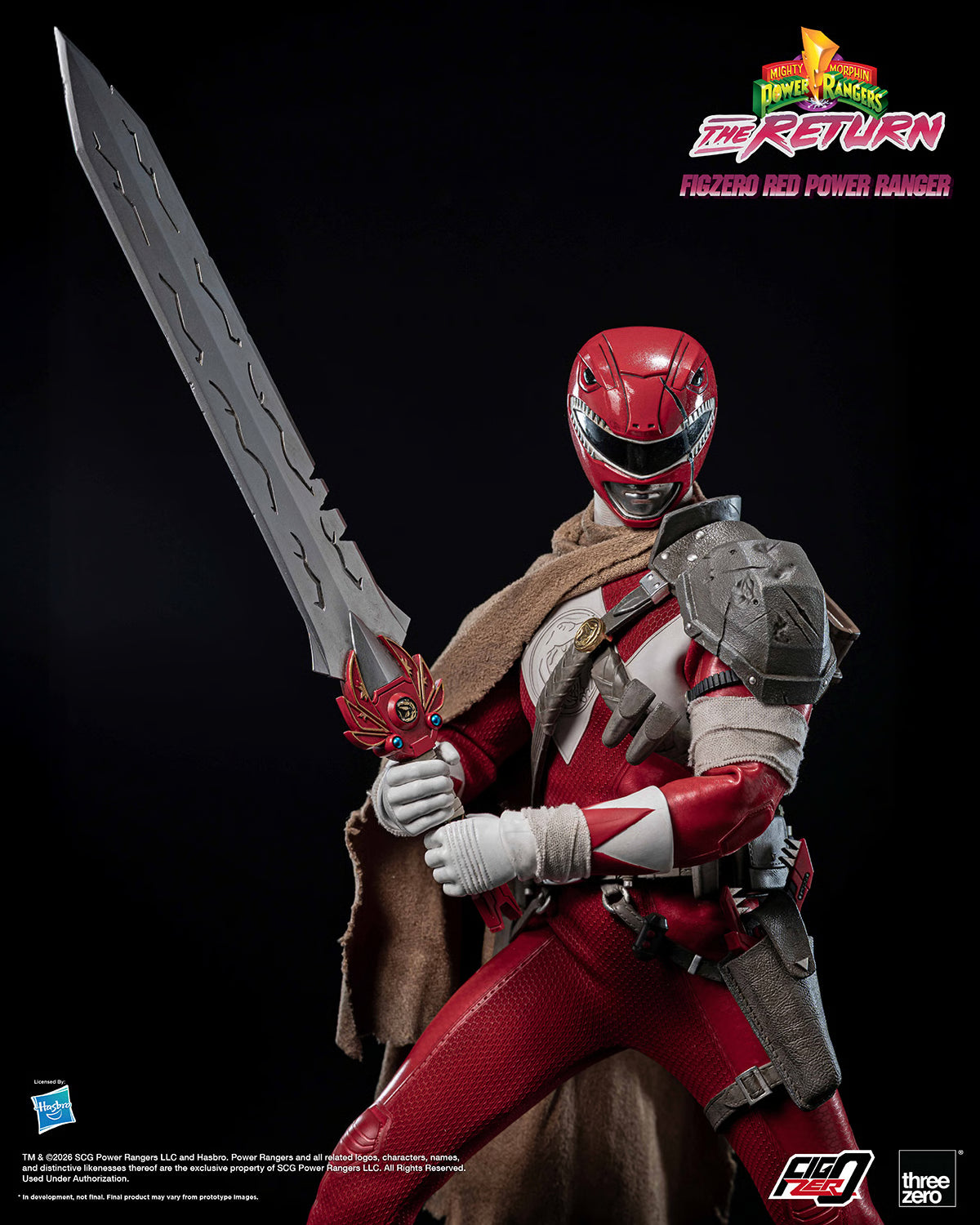 PRE-ORDER Hot Toys Power Rangers Red Power Ranger Sixth Scale Figure