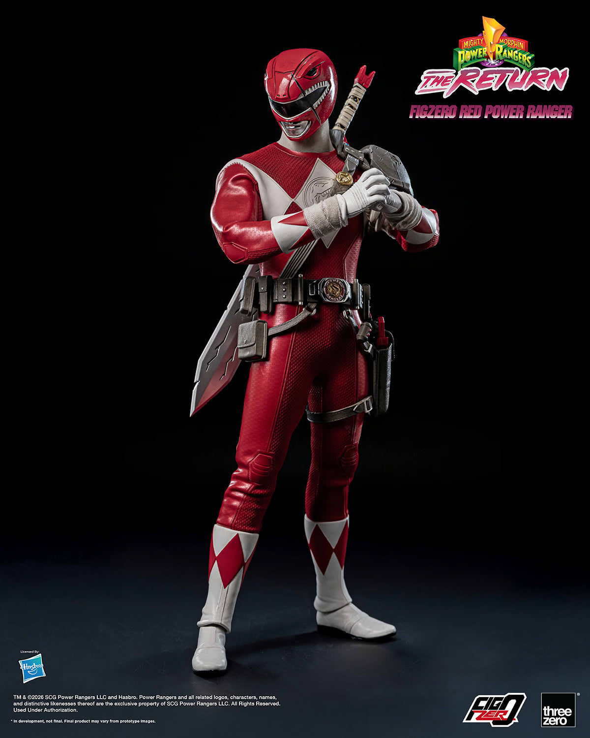 PRE-ORDER Hot Toys Power Rangers Red Power Ranger Sixth Scale Figure