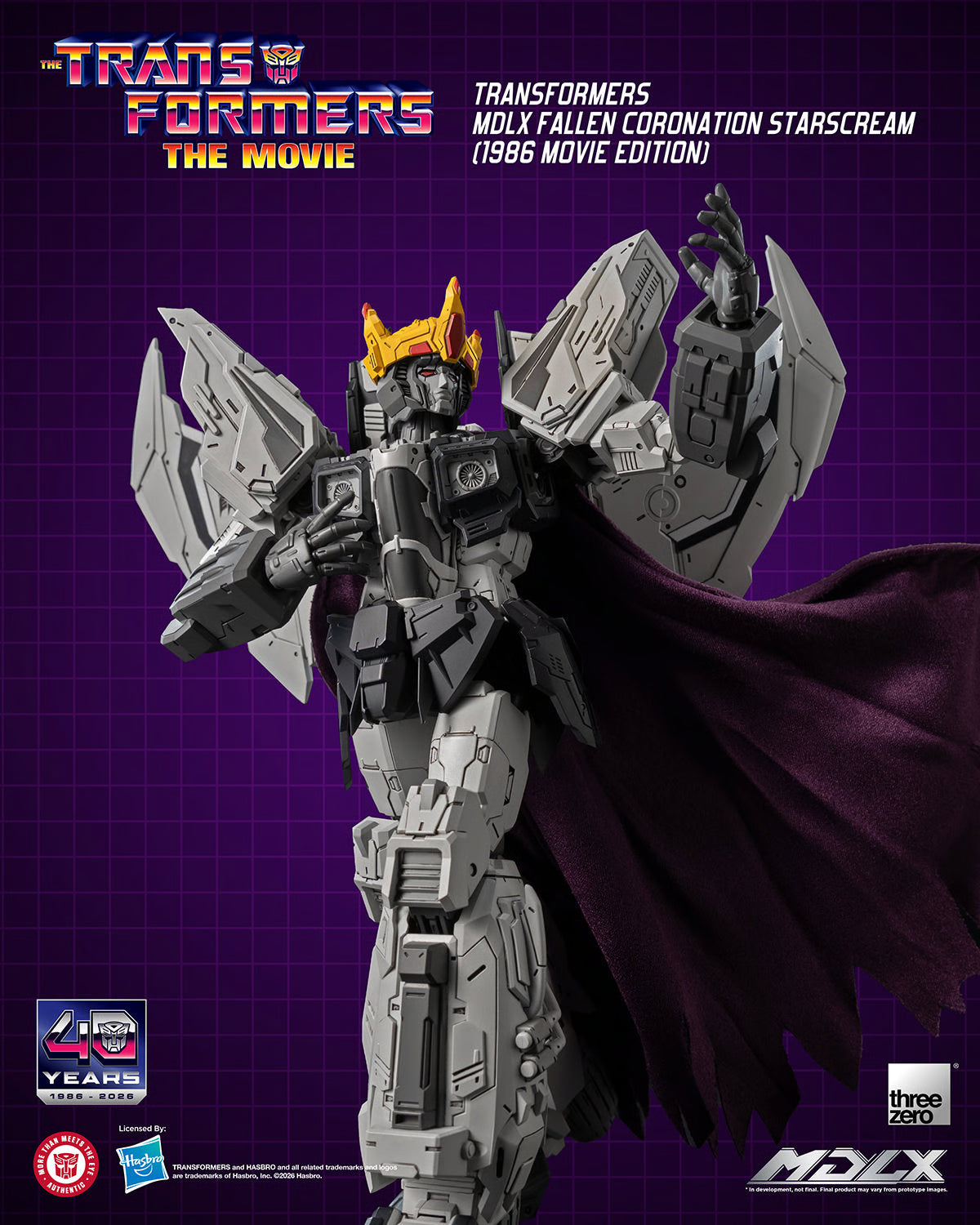 PRE-ORDER Fallen Coronation Starscream (1986 Movie Edition) MDLX