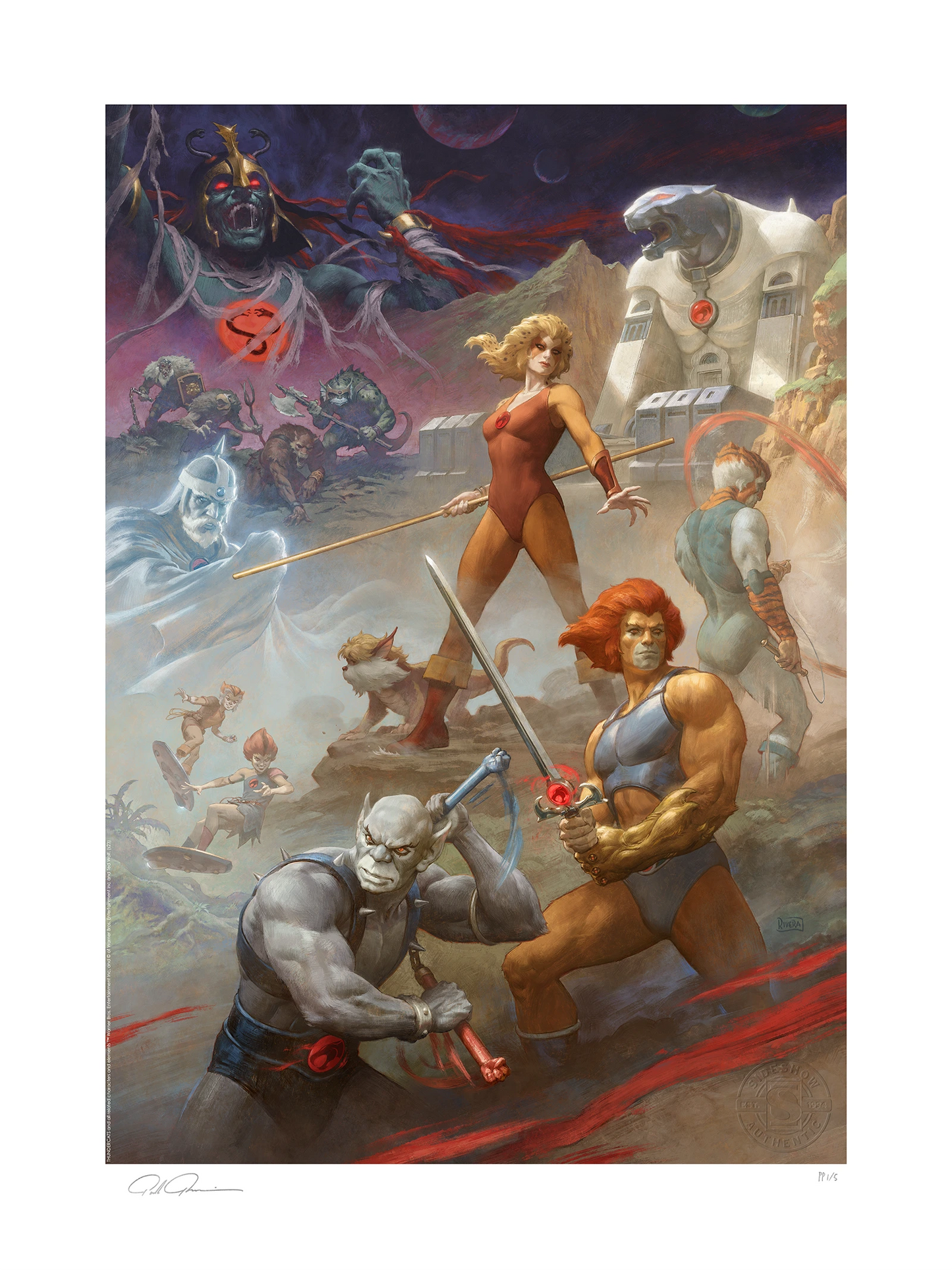 THUNDERCATS, HO! Art Print by Paolo Rivera-- FRAMED