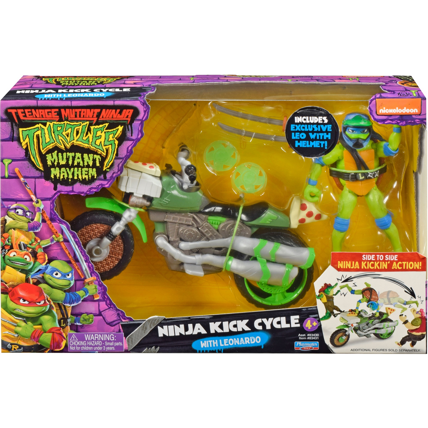 Teenage Mutant Ninja Turtles: Mutant Mayhem: Leonardo: Vehicle Figure Set