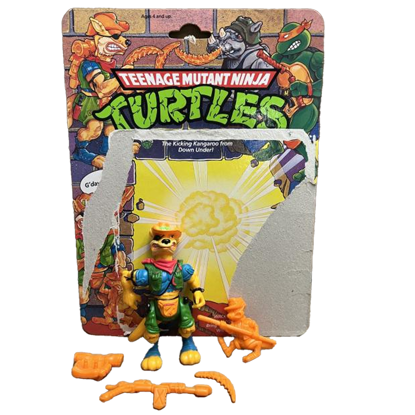 TMNT 1991 Walkabout Action Figure Teenage Mutant Ninja Turtles Playmates