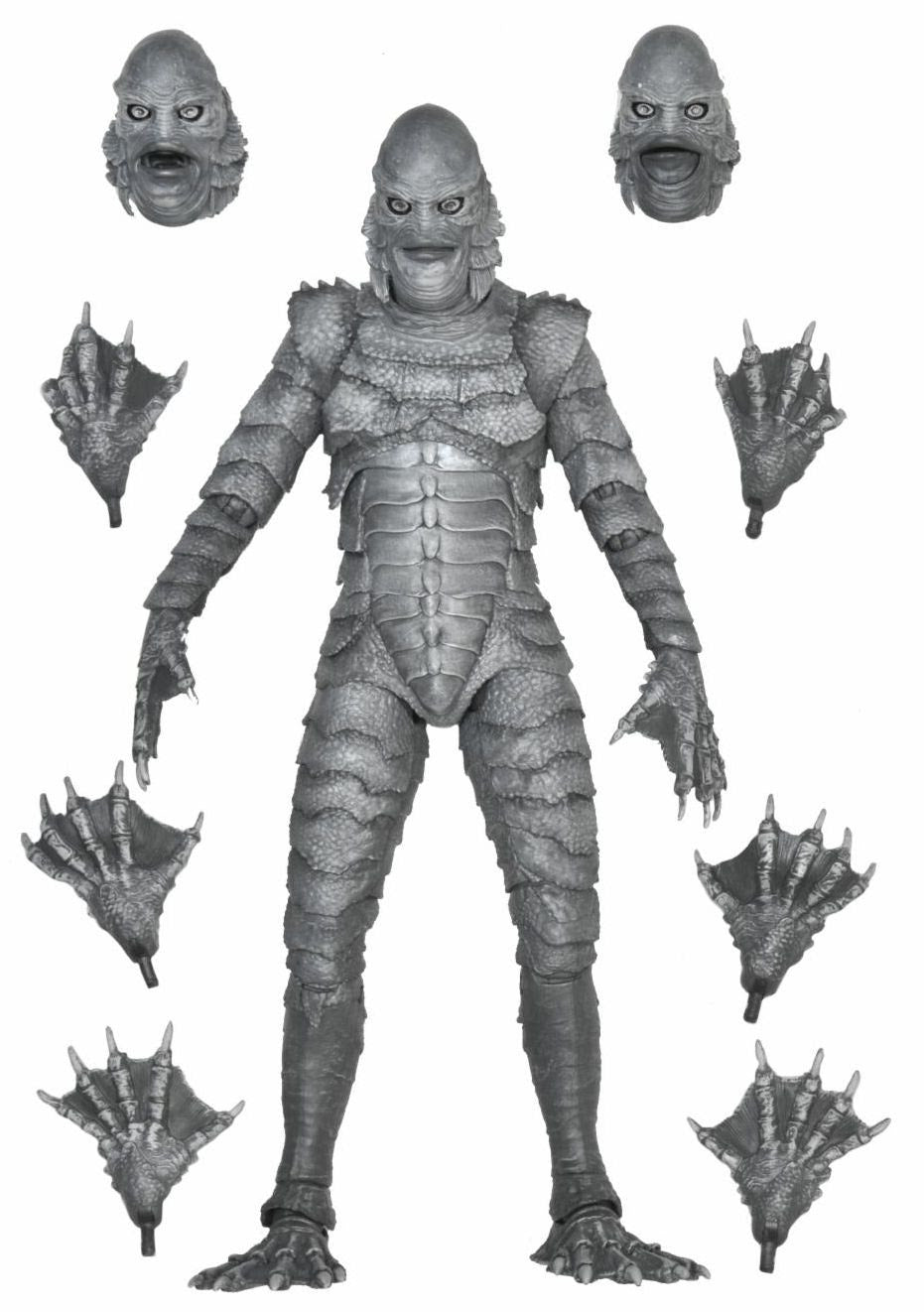 Universal Monsters Ultimate Creature from the Black Lagoon Figure (B&W)