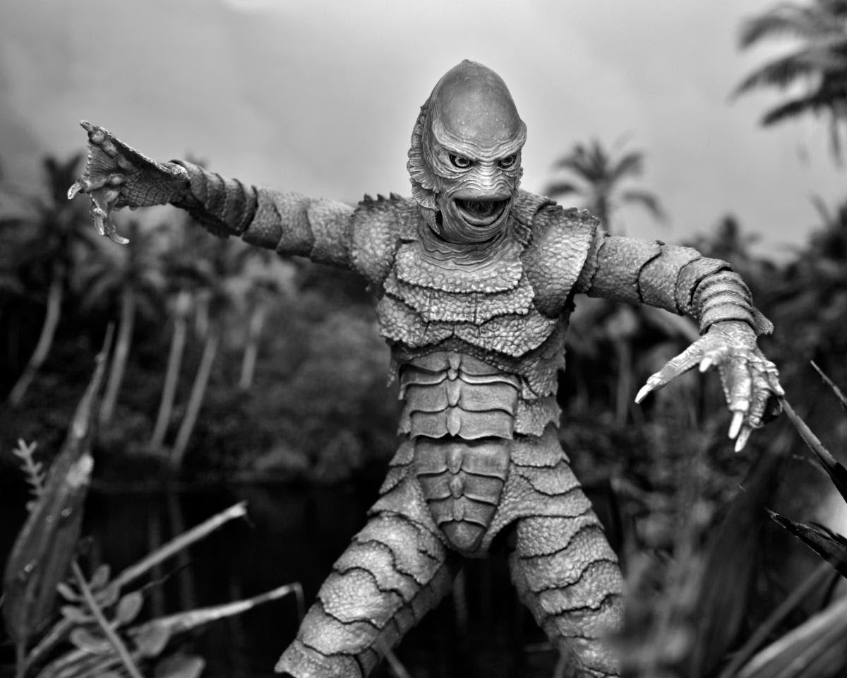 Universal Monsters Ultimate Creature from the Black Lagoon Figure (B&W)