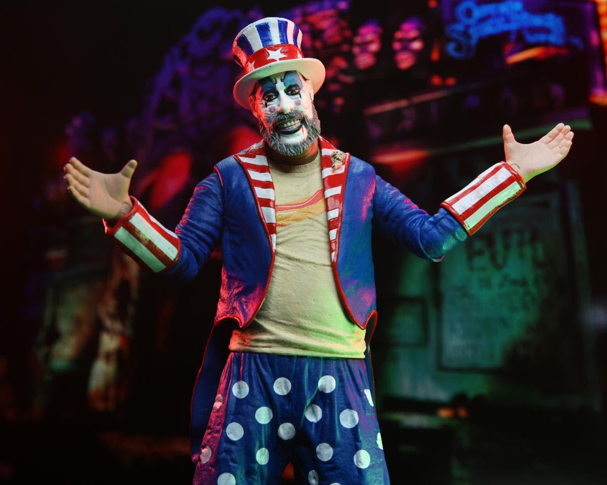 House of 1000 Corpses - 7" Scale Action Figure - Captain Spaulding (Tailcoat) 20th Anniversary Figure