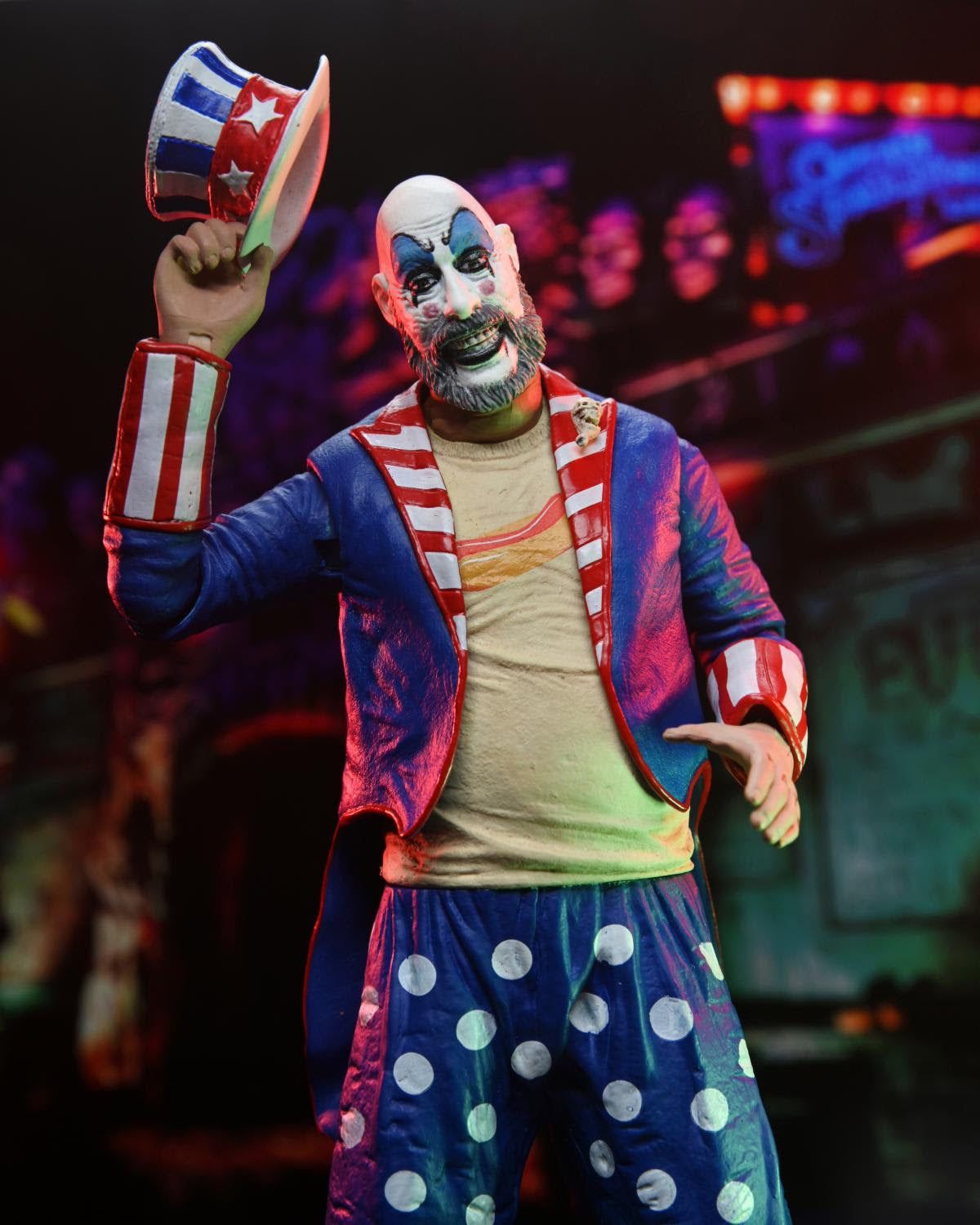 House of 1000 Corpses - 7" Scale Action Figure - Captain Spaulding (Tailcoat) 20th Anniversary Figure